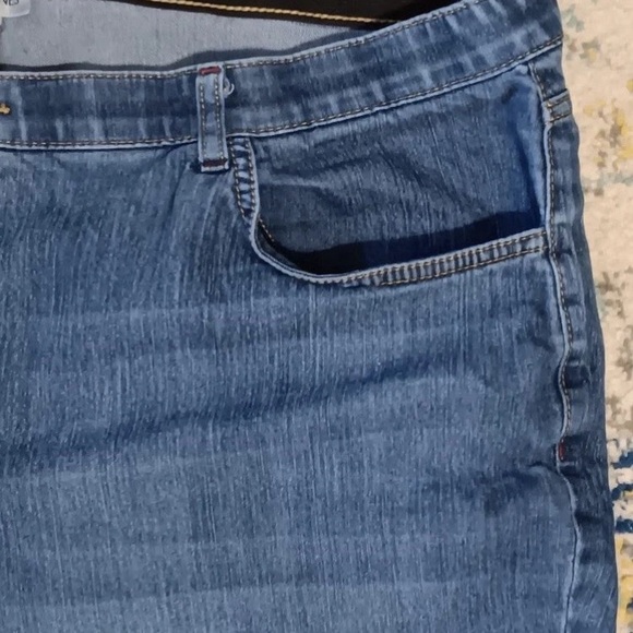 Catherines Denim - Catherines Womens‎ Capri Jeans High Rise Stretch Denim Dark Wash Plus Size 26W